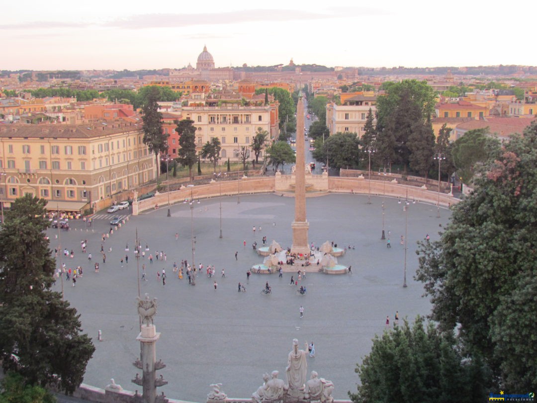 Desde la Terrazza del Pincio, Roma.