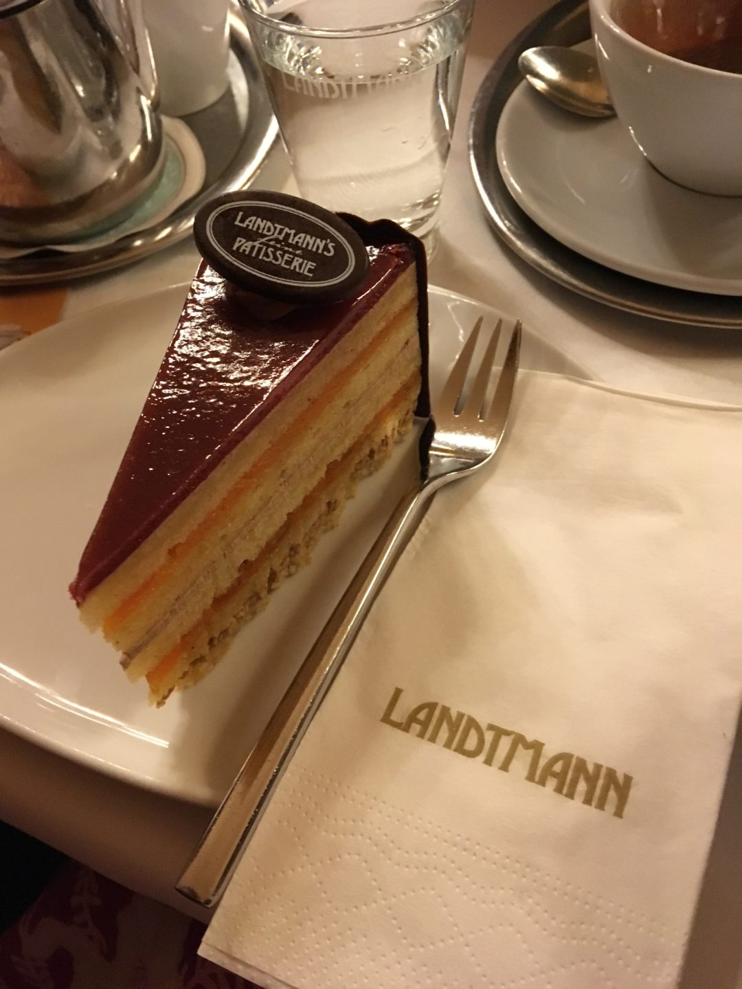 Torta en el Café Landtman
