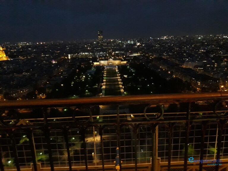 Vista nocturna de Paris