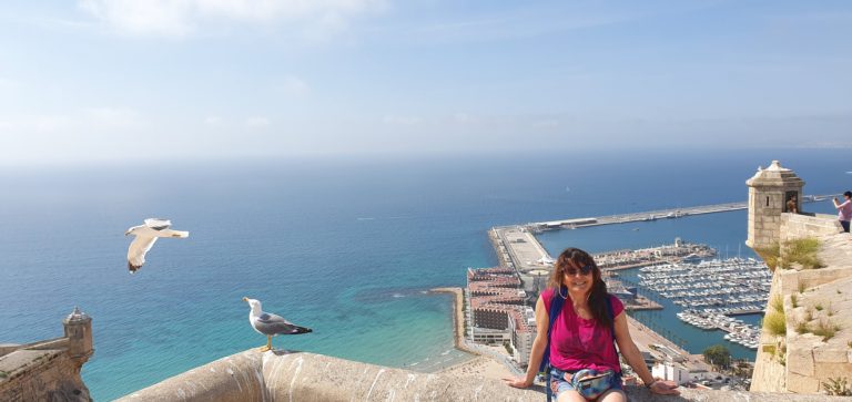 BAHÍA DE ALICANTE DESDE EL CASTILLO DE SANTA BARBARA