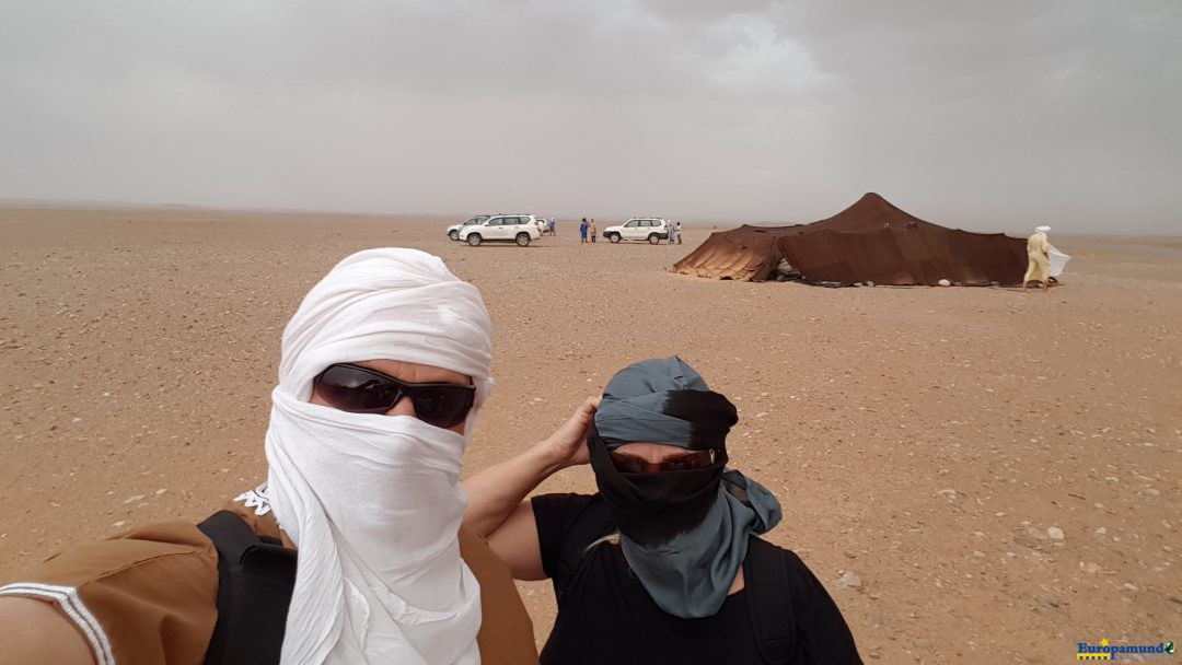 Visitando as dunas do Saara
