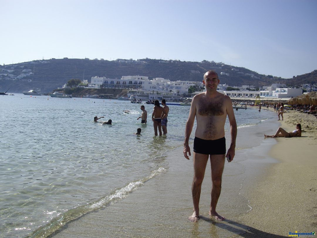 Yo en la playa.