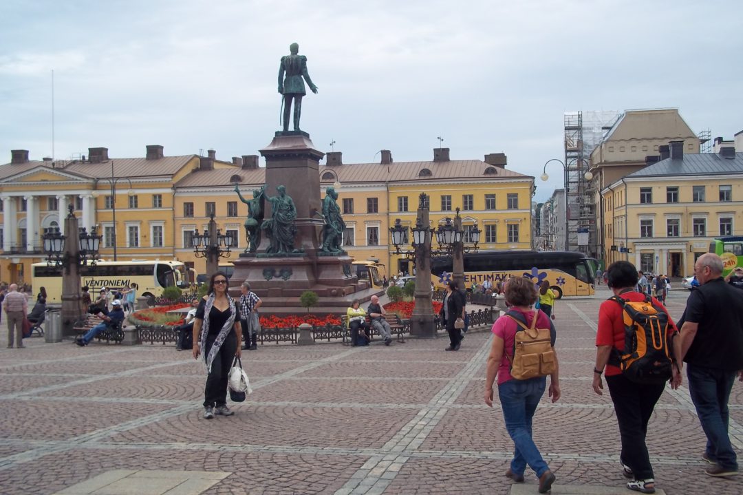 Praça do Senado em Helsinque.