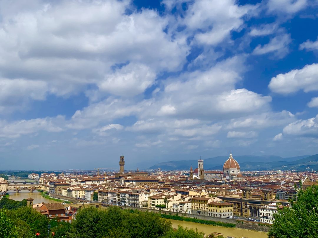 Vista panorámica de la ciudad de Florencia