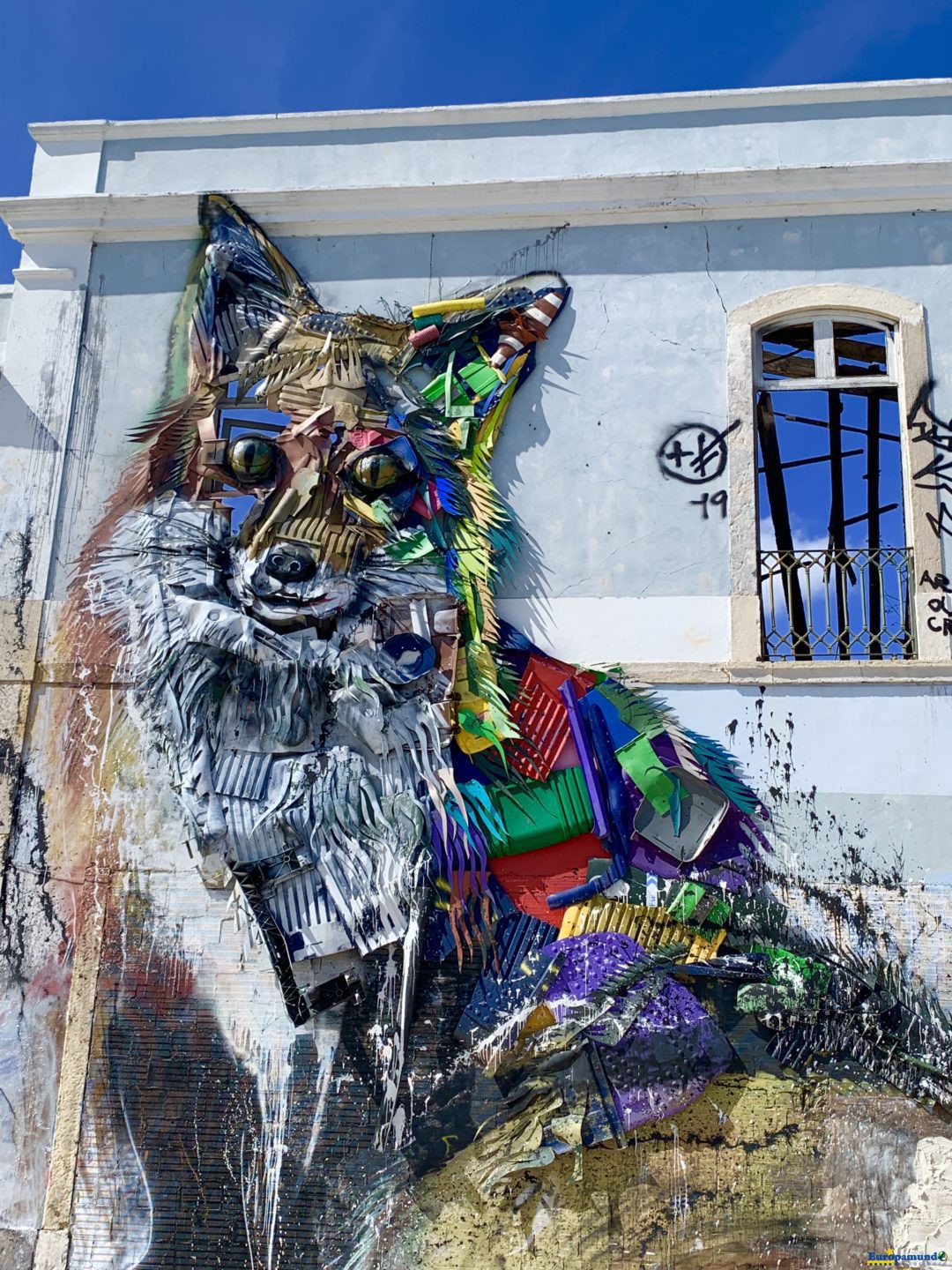 El zorro,Grafiti