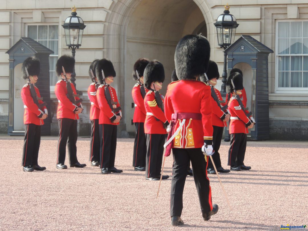 El cambio de guardia en el Buckingham Palace