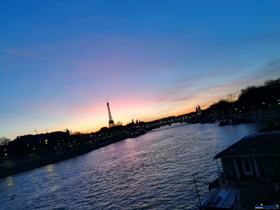 Atardecer en Paris