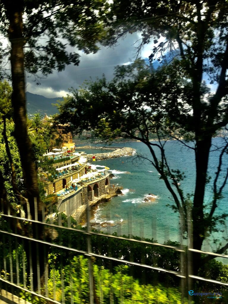 Vista hermosa de Rapallo