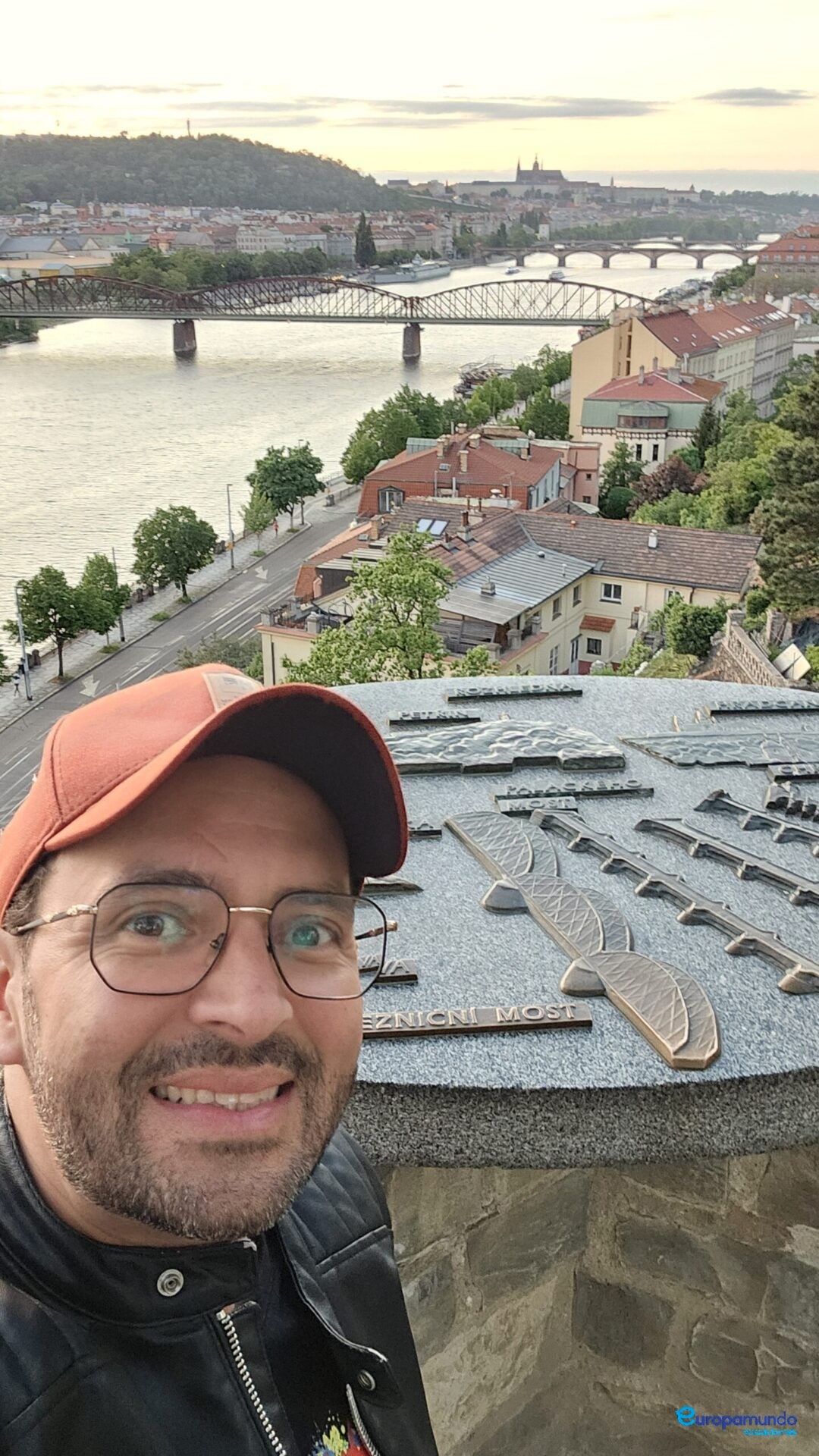 Panorama de fim de tarde em Praga!