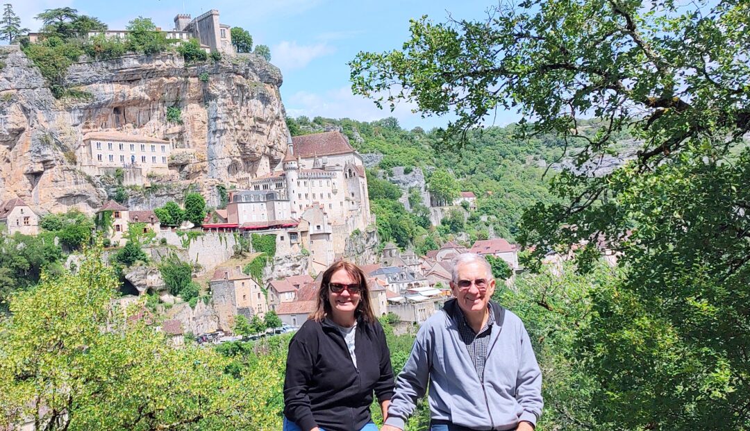 Panorámica de Rocamadour.