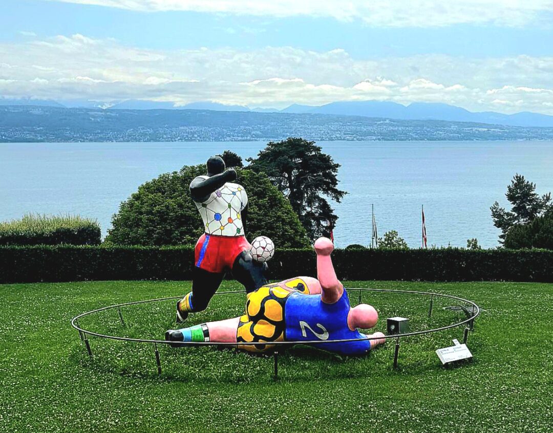 Parque olimpico en Lausana