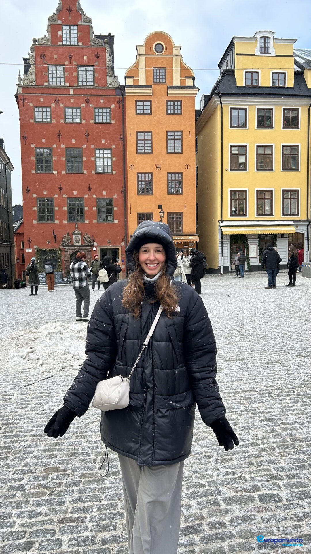 Passeando pelo centro antigo Estocolmo