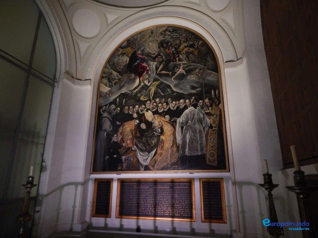 Pintura el Greco, Santo Tomé, Toledo, España