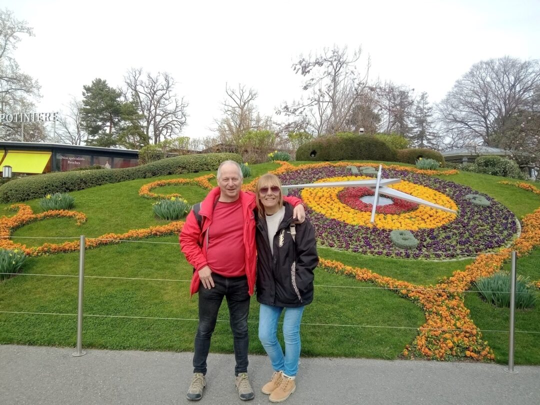 Reloj floral de Ginebra