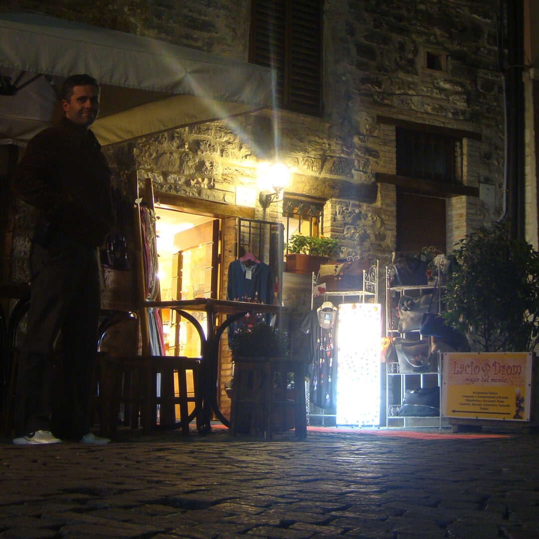 Rincón típico en Gubbio