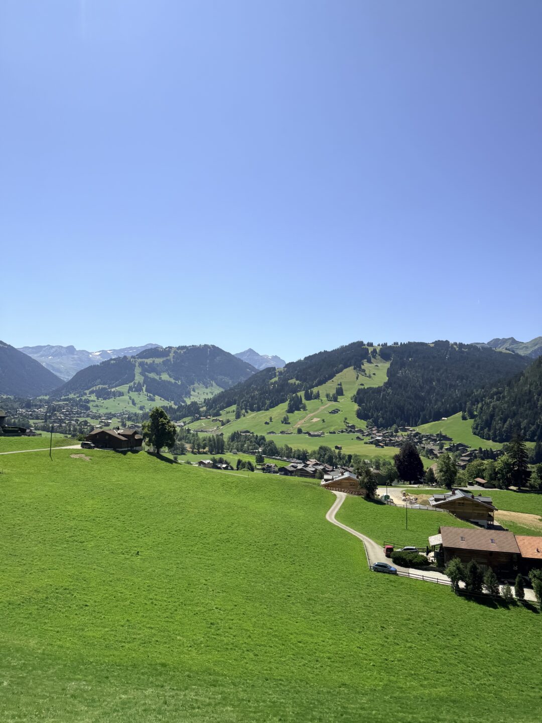 Saanen alpine village