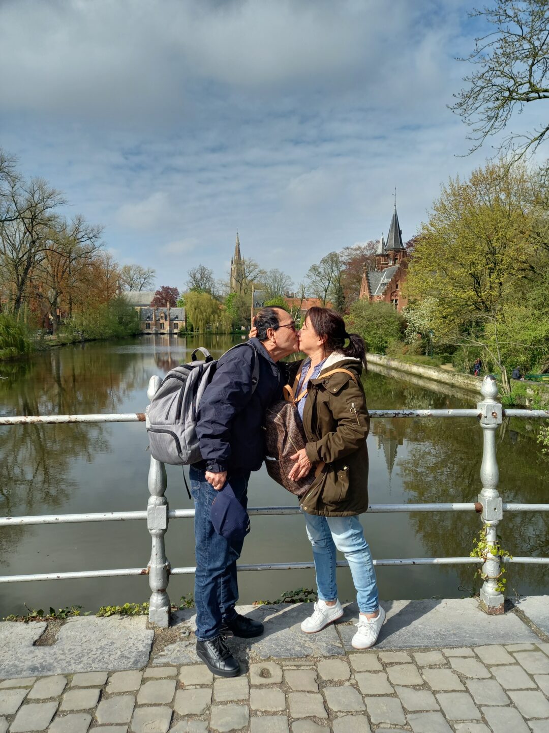 Sellando nuestro amor.