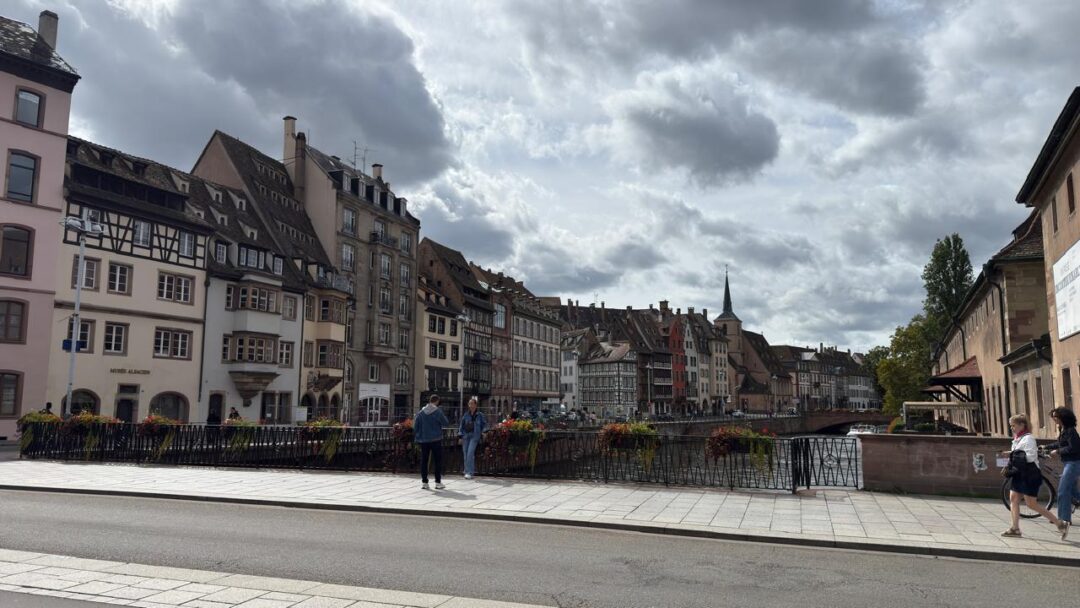 Silueta de la ciudad de Estrasburgo