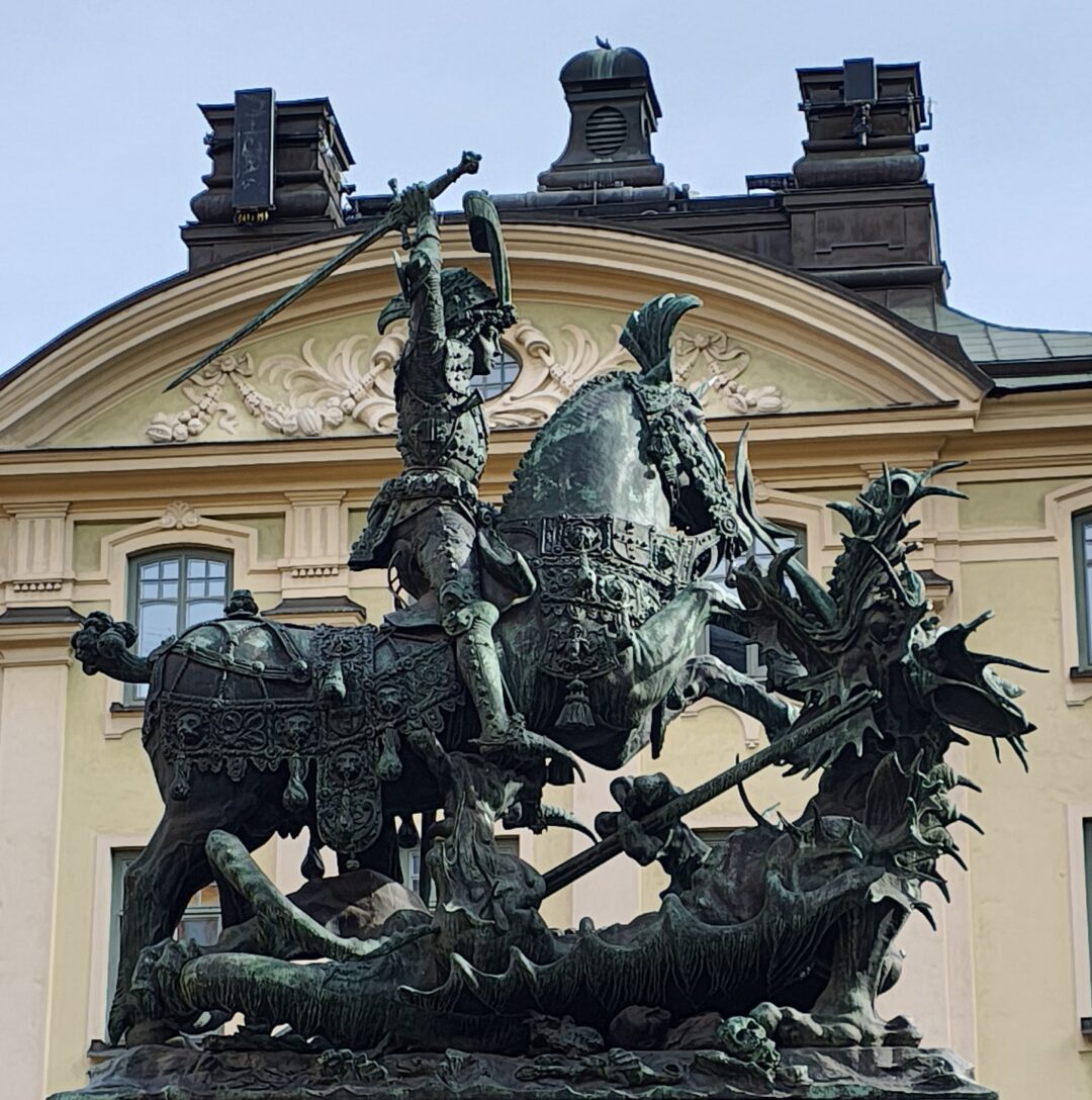 St. George & The Dragon Statue – Atração Turistica- Estocolmo – Suécia