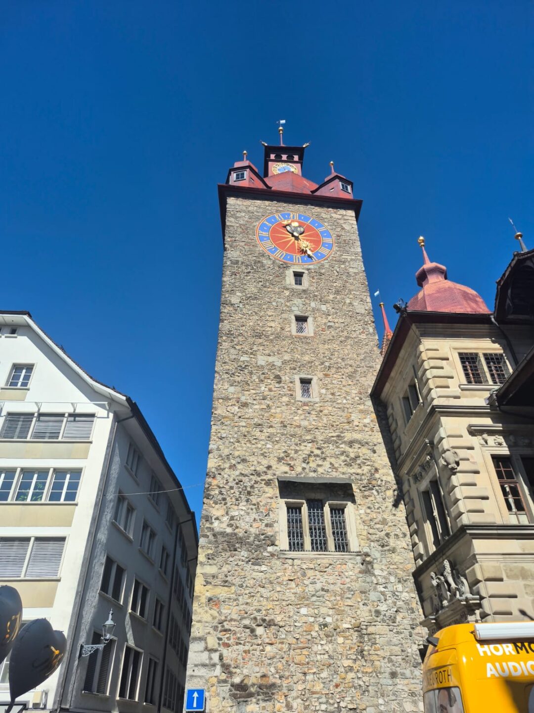 Torre do relogio da Prefeitura de Lucerna