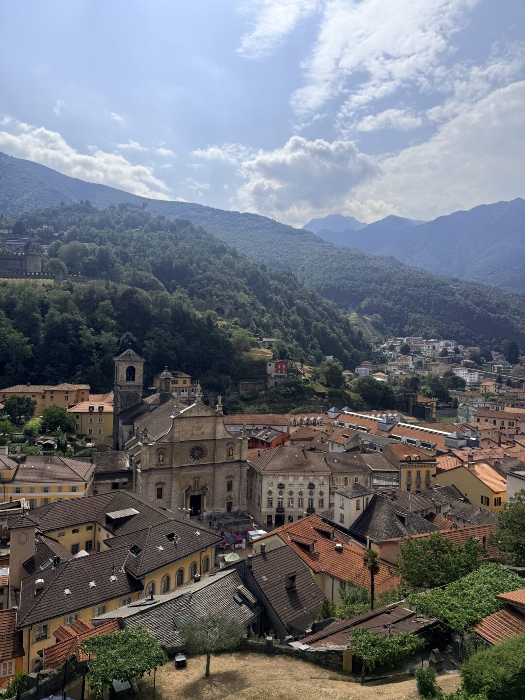 View from the Castelgrande Castle