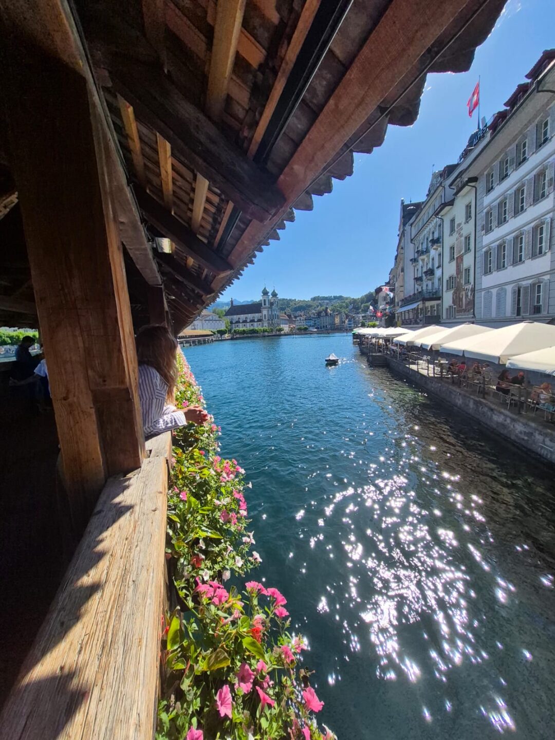 Vista da Ponte em Lucerna