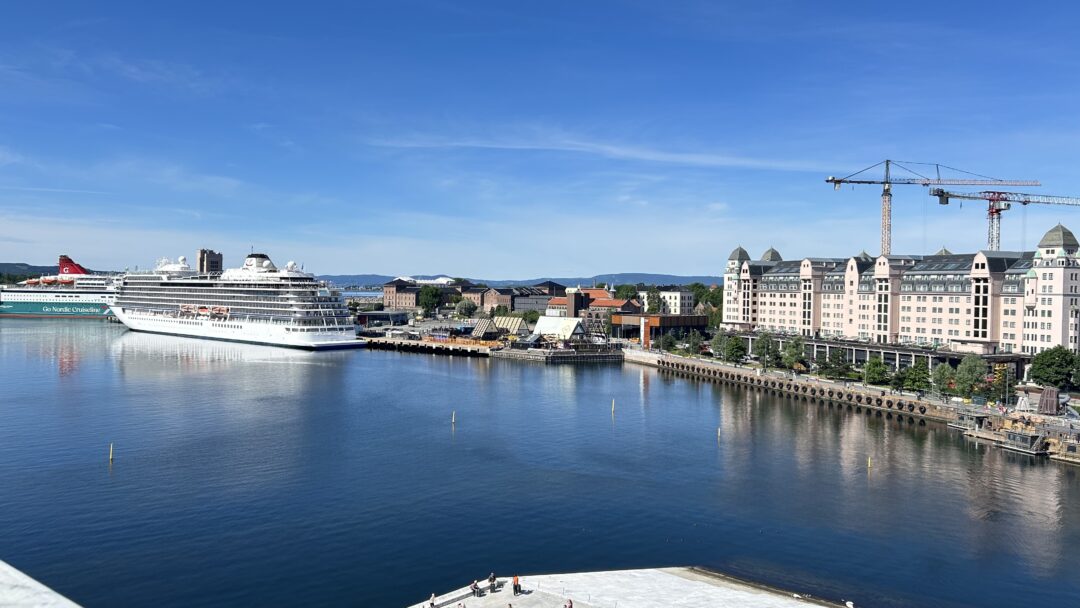 Vista desde el edificio de la ópera de Oslo