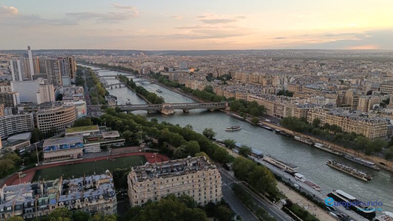 Vista Rio Sena, desde la Torre Eifel