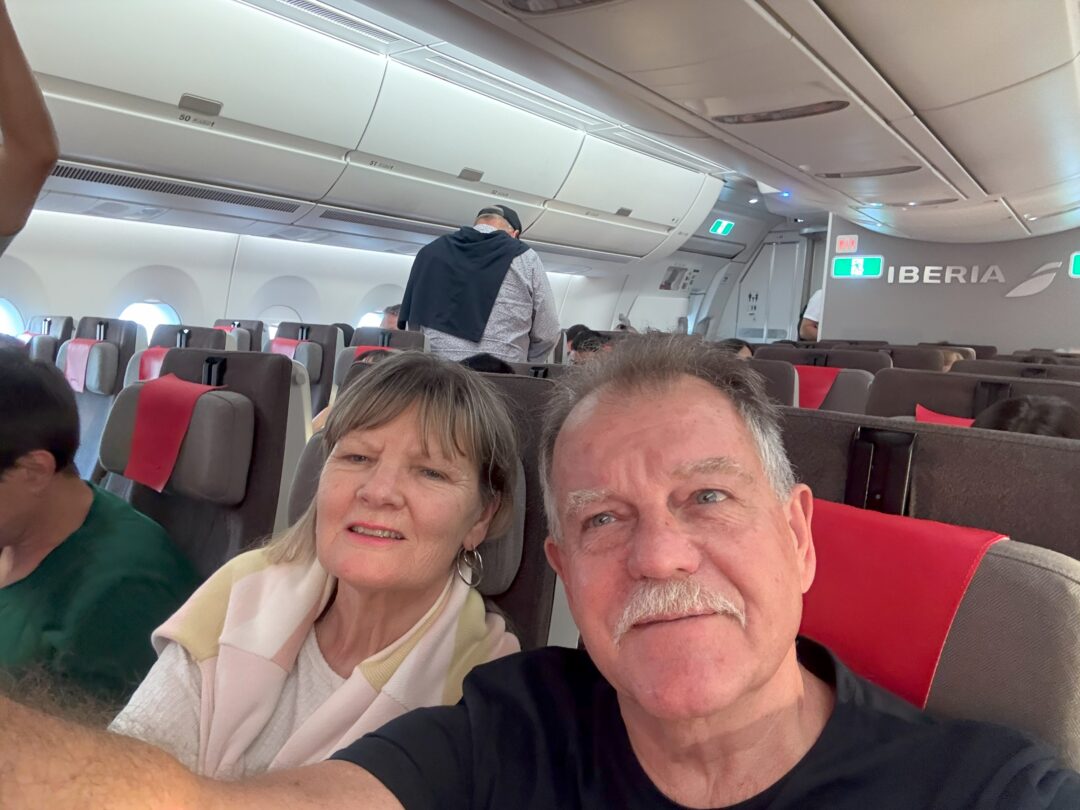 VOLANDO CON DESTINO A MADRID