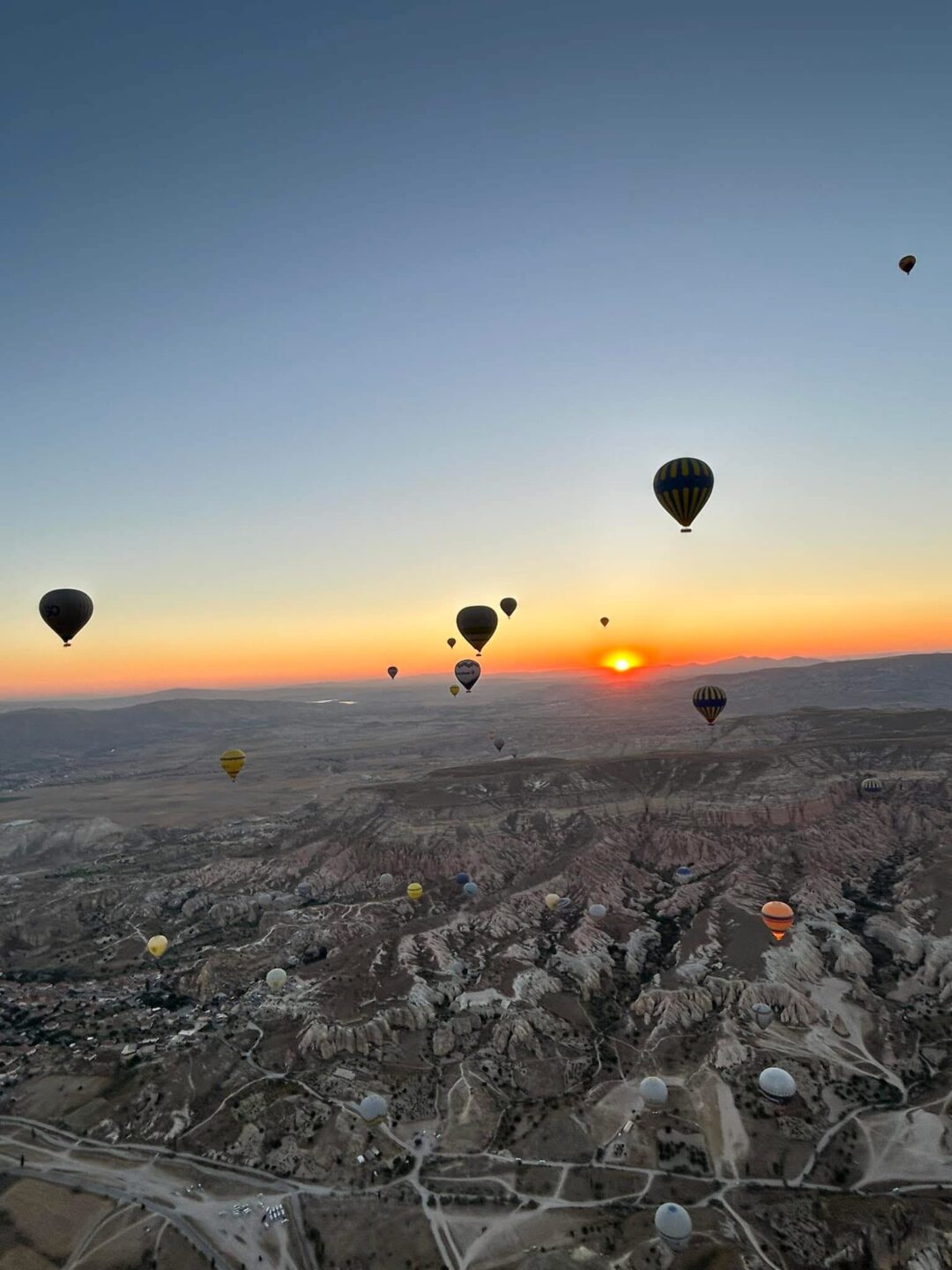 Vuelo de madrugada en Capadocia
